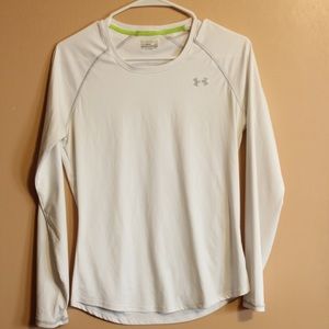 White Under Armour Heat Geat Long Sleeve